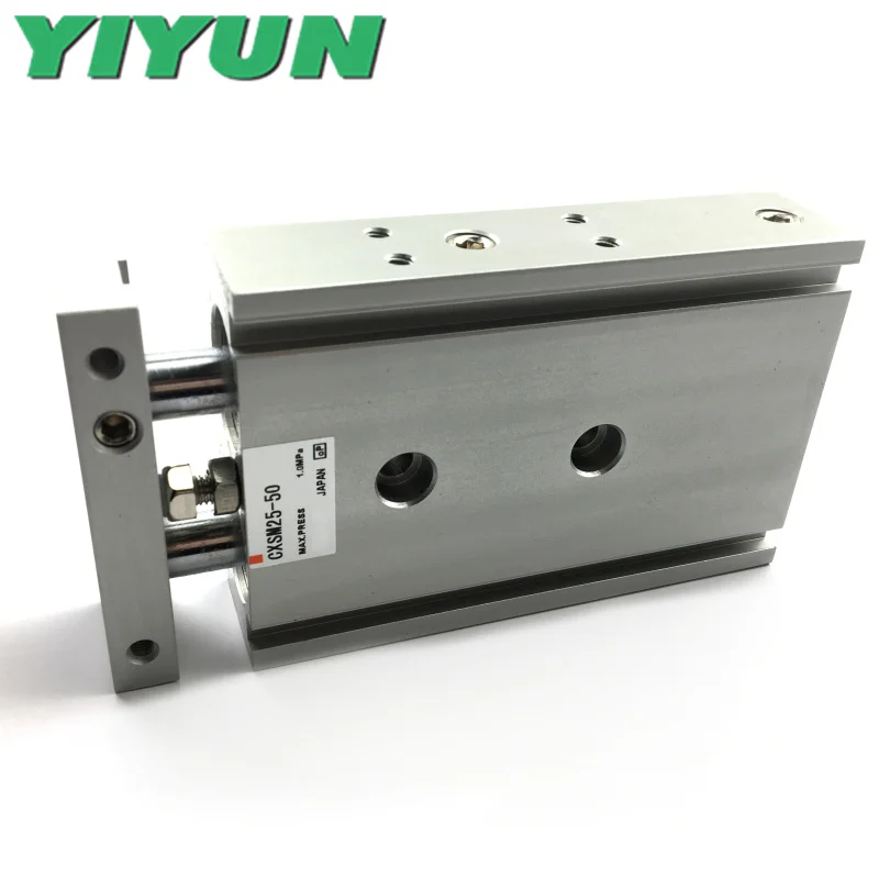 

CXSM25 CXSM15-30-40-45-50/60/70/75 CXSM6-10 20 30 Dual rod cylinder with guide function CXS CXSM series