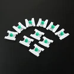 10Pcs Car Door Exterior Trim Panel Clips Bumpstrip Strip Moulding Plastic Rivets Auto Fastener Clip Short Stem
