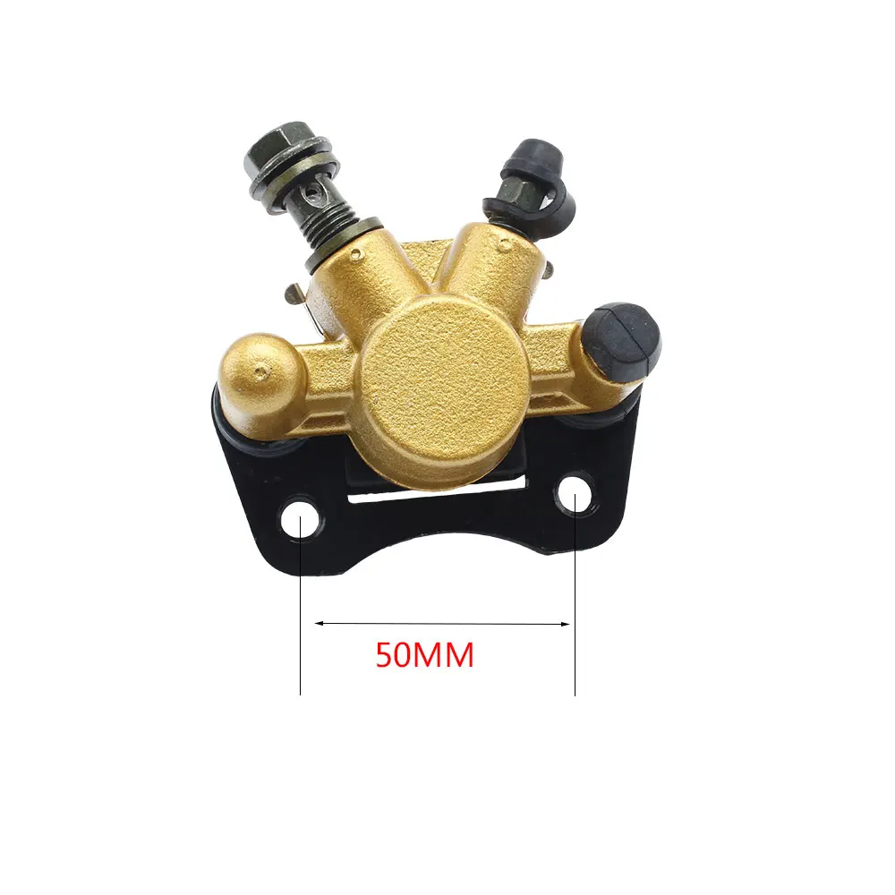 New High Performance 50 mm Gold Disc Brakes Front Brake Calipers Clamp Lower Pump Motorcycle Parts For ATV Dirt Pit Bike DS-144