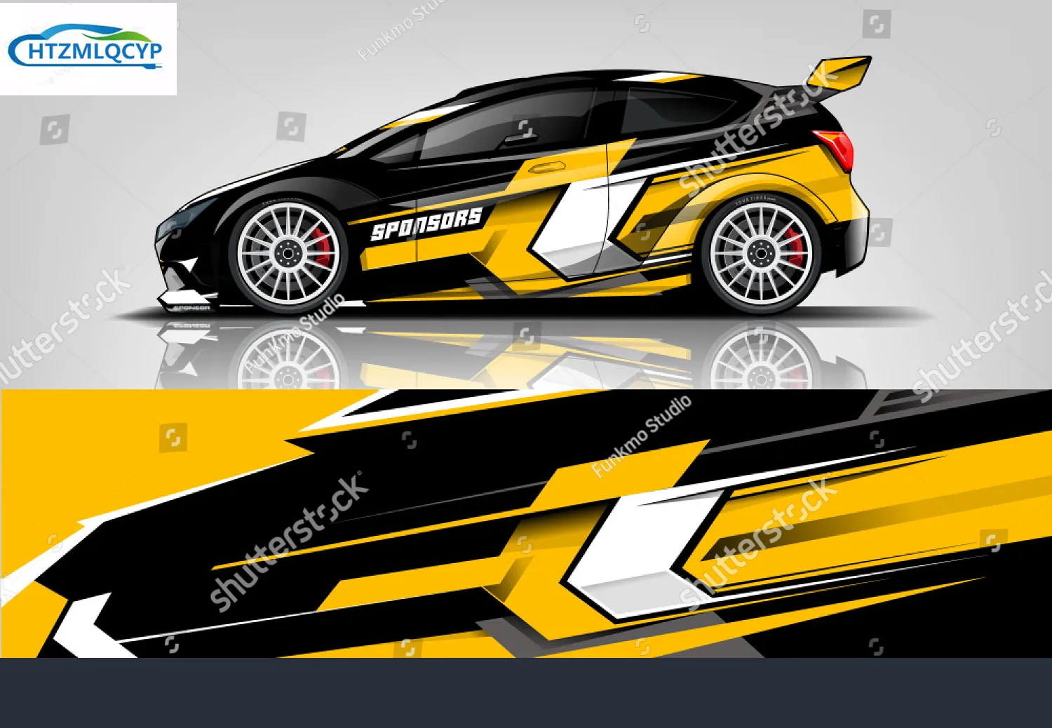 

Racing stickers FOR Golf 7 POLO Fit Focus Civic YARIS race track appearance decoration stickers painting custom stickers