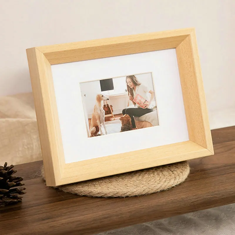 

6 Inch Solid Wood Photo Frame Simple Picture Frame Photo Frame Photo Wall Home Furnishing DecorationPicture Frame Desktop Decor