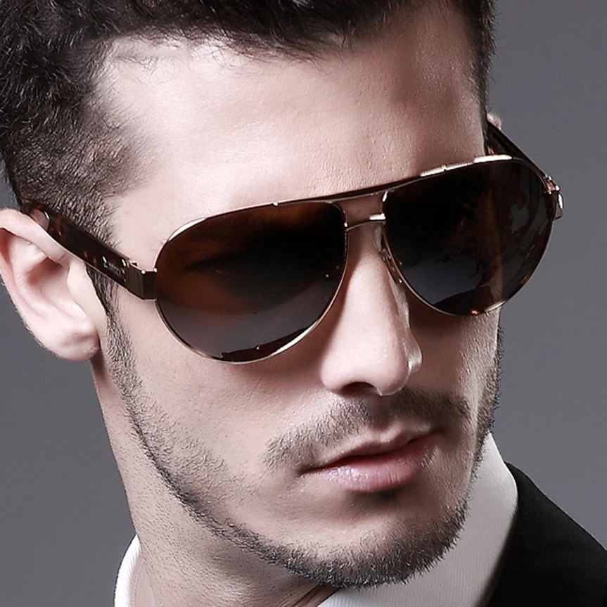 Vazrobe Oversized Sunglasses Men Polarized 150mm Brand Aviation Sun Glasses for Man Driving Brown Black Driving Shades 2020 New