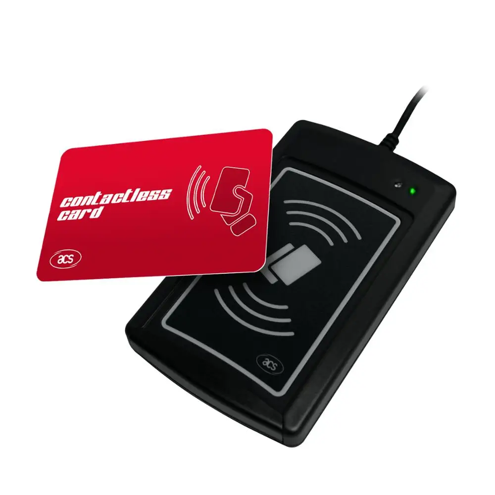 Contactless Smart Card Read-er Suporte Teclado HID, USB Suporte UID, ISO 14443, ACR1281U-C2 Classe