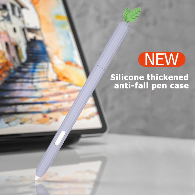 Stylus Cover Silicone For Samsung Galaxy Tab S6 Lite Touch Screen Pen Case Shockproof Anti-Scratch Non-Slip Protective Sleeve