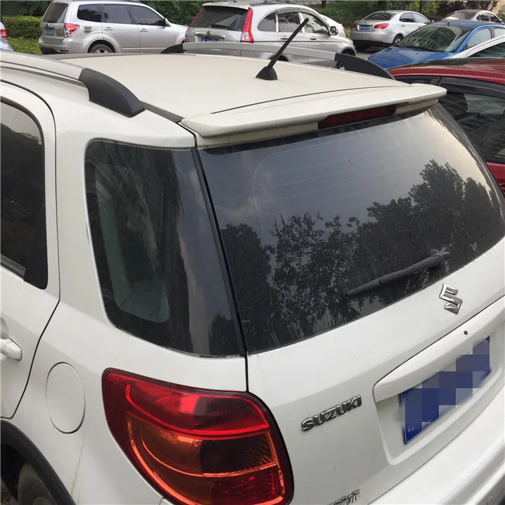 For SX4 Spoiler 2008-2014 Suzuki SX4 Spoiler XWY ABS plastic Material Car Rear Wing Color Rear Spoiler