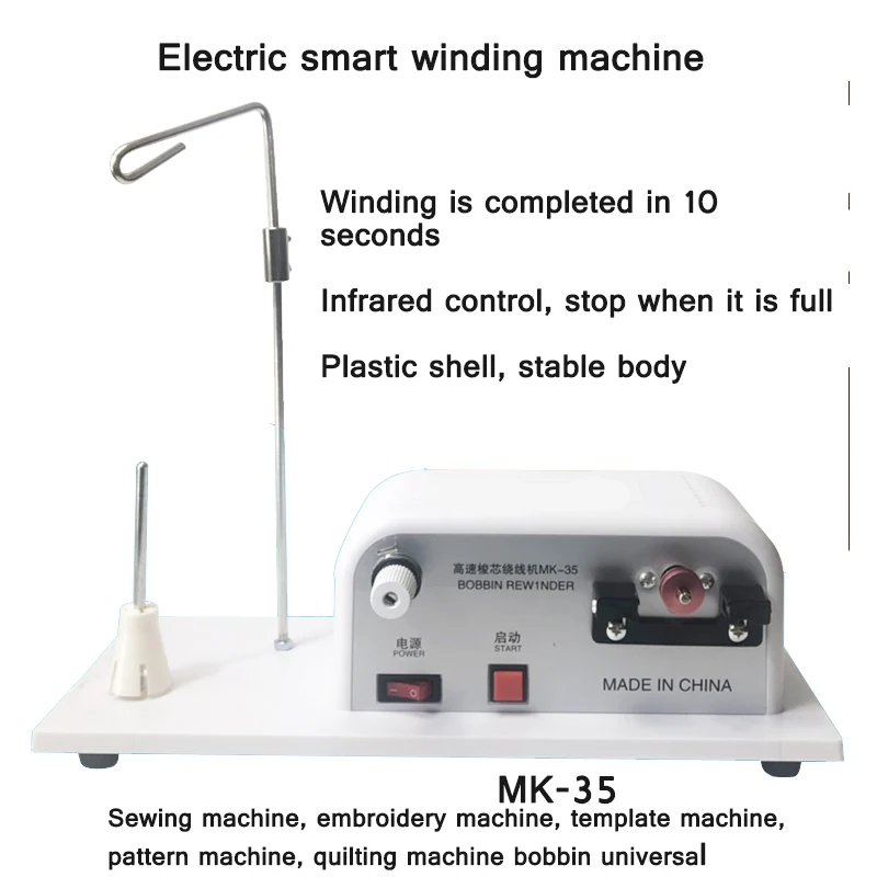 MK-35 nici do szycia nawijarka szablon maszyna dolna maszyna do nawijania nici rdzeń nawijarka elektryczna inteligentna nawijarka Machin