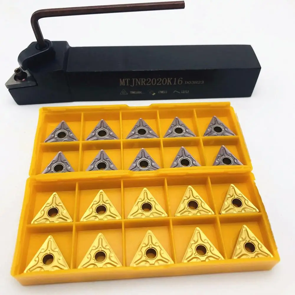 MTJNR1616H16 MTJNR2020K16 MTJNR2525M16CNC tool post + 10PCS TNMG160404 TNMG160408 CNC cutting lathe machine tool metal MTJNR