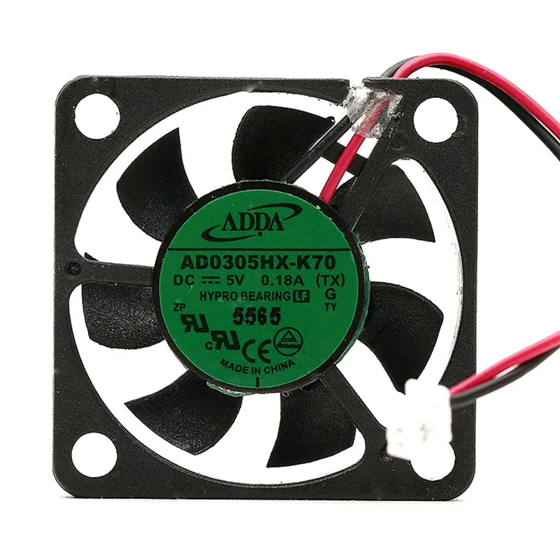 

ADDA AD0305HX-K70 Server Cooling Fan DC 5V 0.18A 30x30x6mm 2-Wire