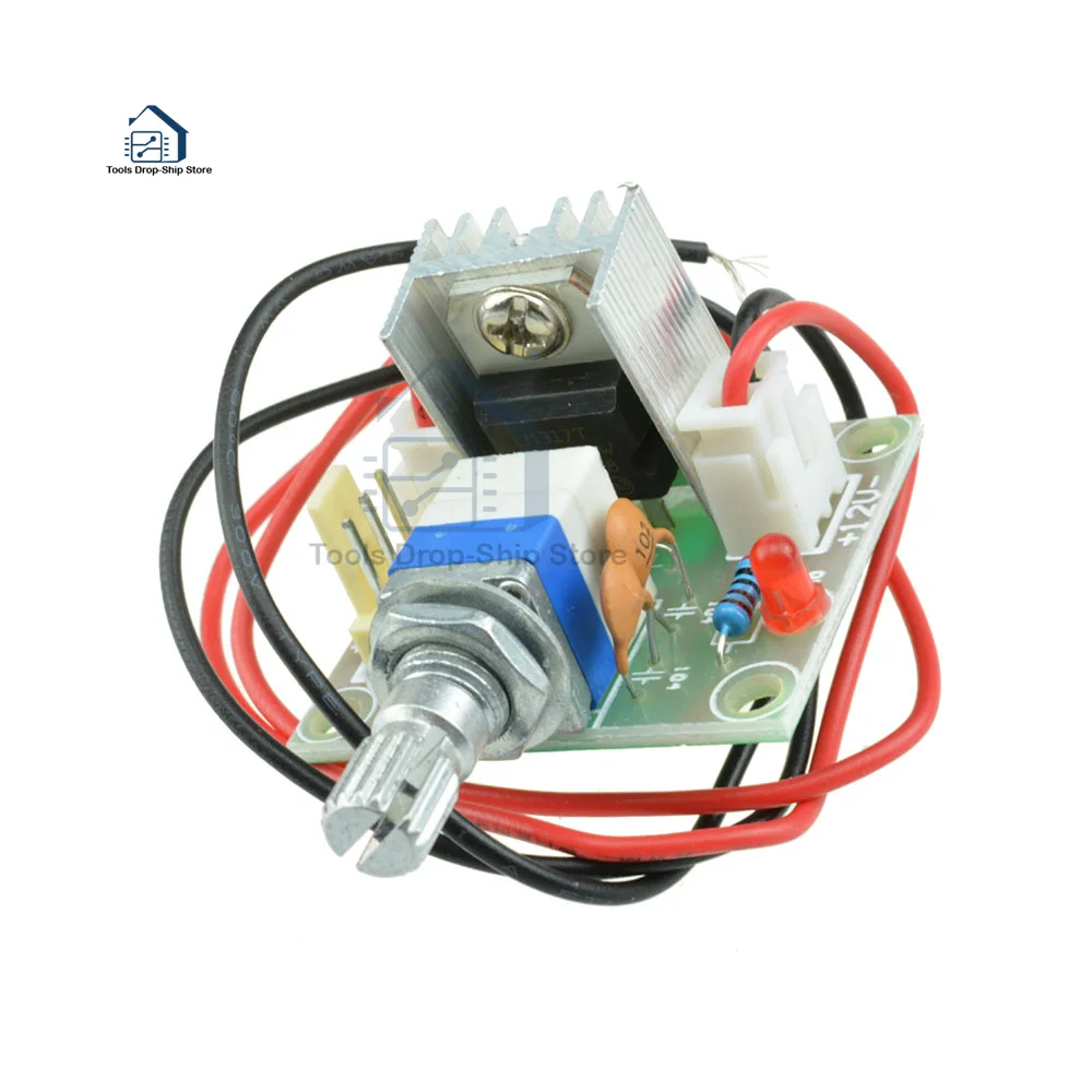 LM317 Speed Control Module Voltage Regulator Board DC Linear Converter Step Down Buck DC 3.25-15V To DC1.25V-13V