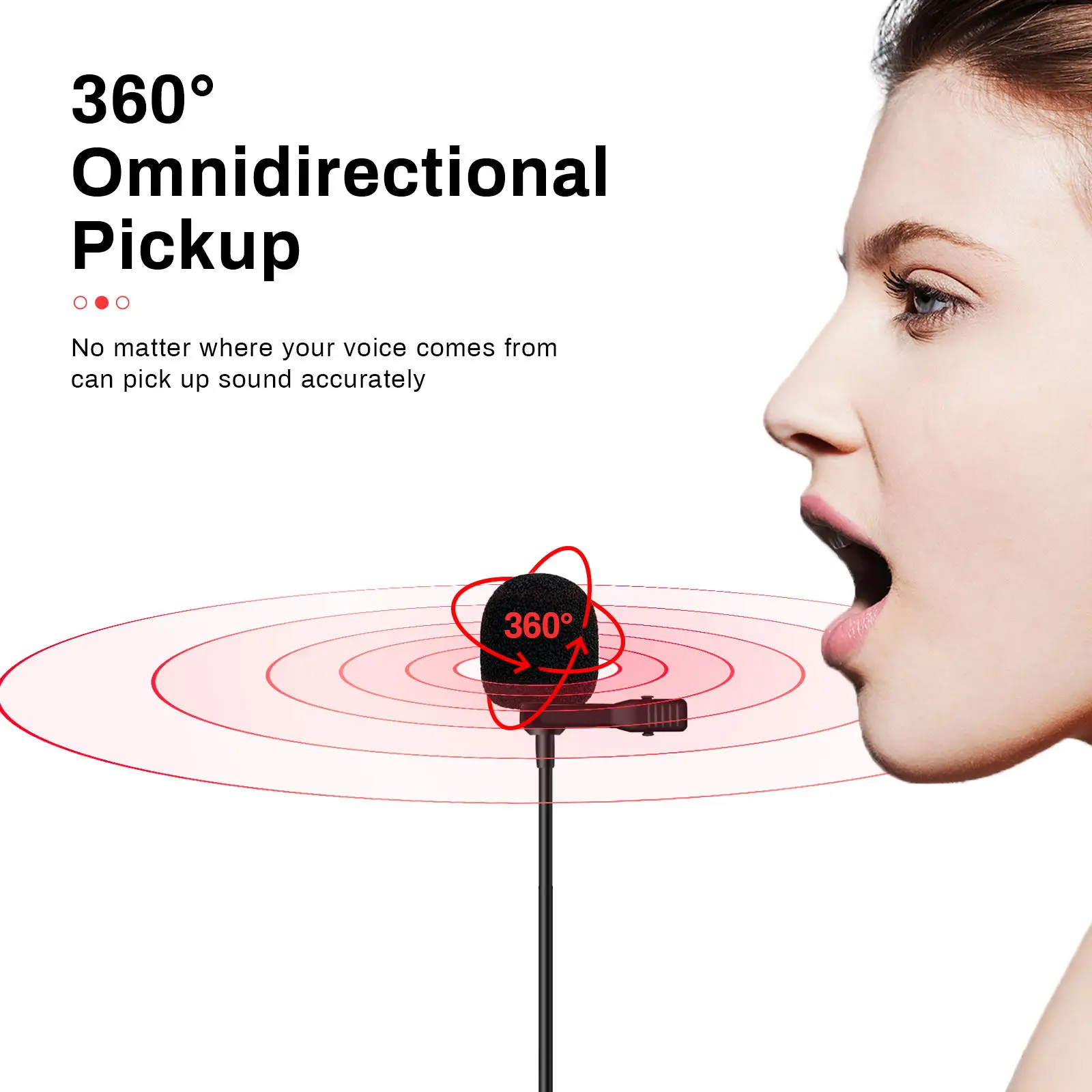 Litufoto-VV10 1,5 m/3,5mm Interface Elektret-kondensator-mikrofon Revers Clip-auf Pc/Telefon/kamera Mic Für Iphone Laptop Computer