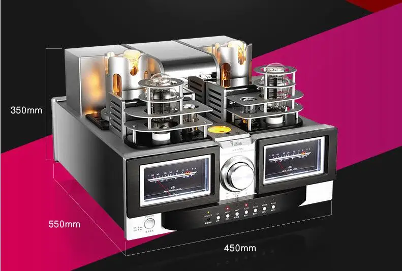 The Latest  MS-650L tube amplifier fever HiFi high-fidelity combination single-ended high-power vacuum tube audio  25W+25W