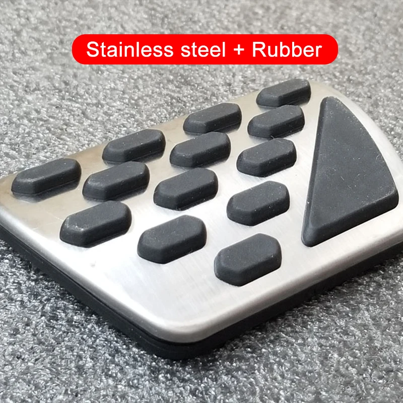 Stainless Steel Car Accelerator Pedal Brake Pedals Non Slip Cover For Jeep Wrangler JL 2018-2020 2021 JK 2007-2017 Accessories