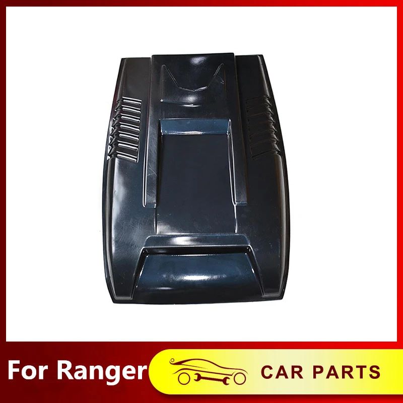 

ABS Black Car Engine Hood Bonnet Fit For Ford Ranger T7 T8 2015-2022 Off-road 4X4 Pickup Accessories Bonnet Scoop