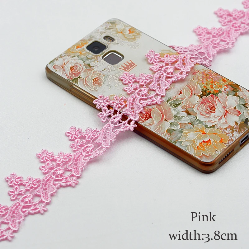 1 Yard Handmadeผ้าลูกไม้Trim PatchworkวัสดุHollow Outลูกไม้ริบบิ้นDIYเย็บเสื้อผ้าอุปกรณ์เสริม