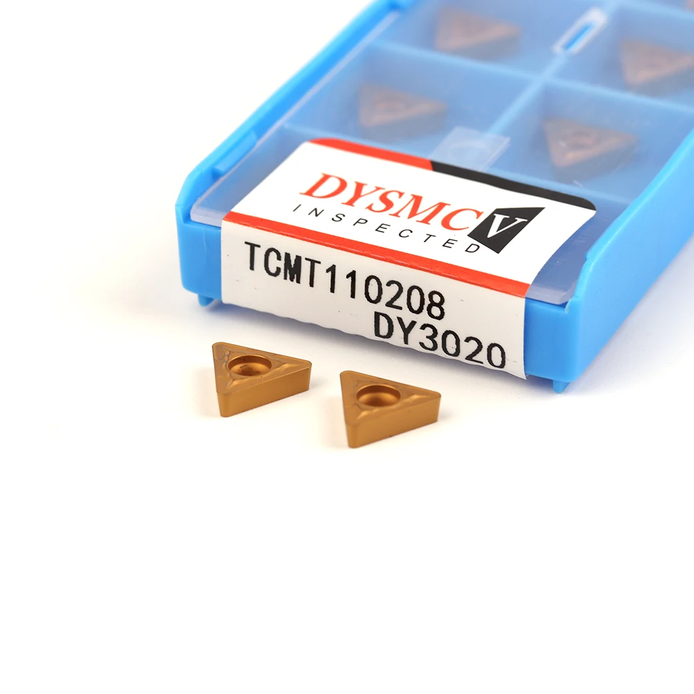 TCMT110204 TCMT110208 DY3020 تحول أداة شفرة من الكربيد آلة خرط تعمل بالتحكم الرقمي بواسطة الحاسوب شفرة لتجهيز الصلب شحن مجاني