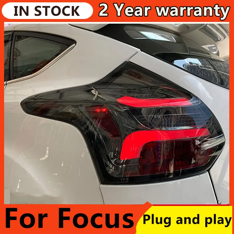 Tail Lamp For Car Ford Focus 2012 2013 2014 Focus 3 Tail Lights Led Fog Lights DRL Daytime Running Lights Tuning Car Accessories