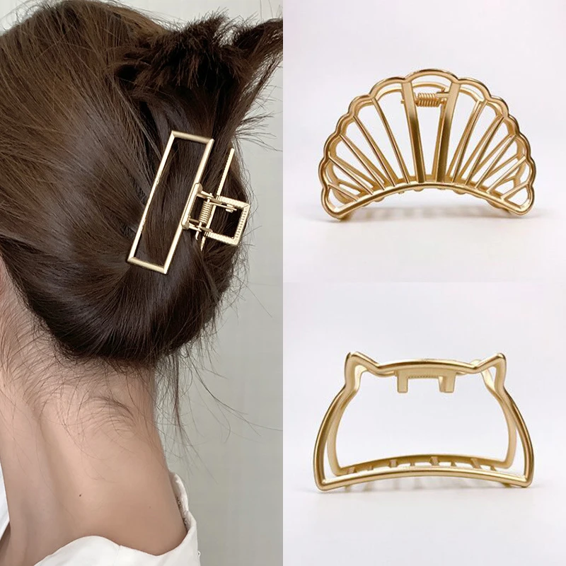 Jepit Rambut Aksesori Perempuan Cakar Rambut Jepit Rambut Kepiting Jepit Rambut untuk Wanita Gaya Korea