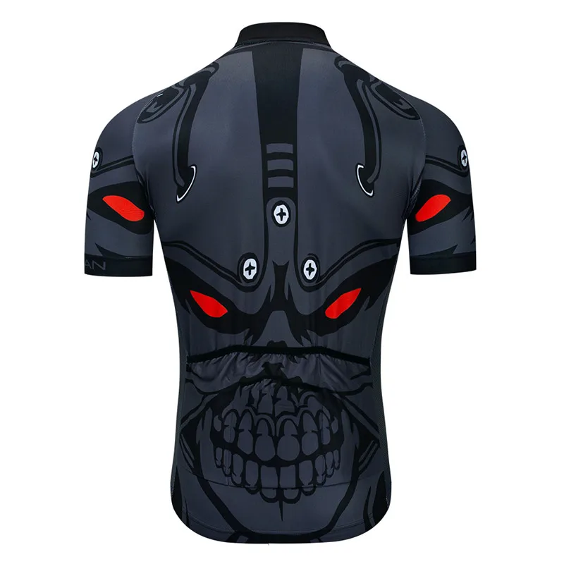 Weimostar Skull Cycling Jersey Men Pro Team Bike Jersey mtb Bicycle Shirt Breathable Cycling Clothing Road Bicycle Wear Clothes