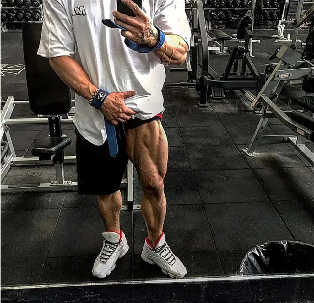 2021 Fashion printed Bodybuilding Fitness Mens Short Sleeve T-shirt Gyms Shirt Men Muscle Fitness Casual short sleeve T-Shirts