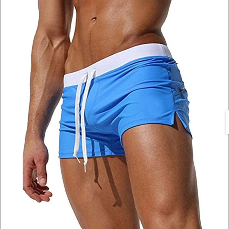 New Swimwear Men Swimsuit Sexy Swimming Trunks Sunga Hot Mens Swim Briefs Surf Beach Boxer Shorts Mayo Sungas De Praia Homens