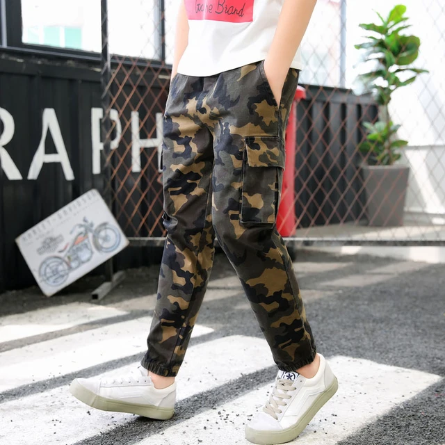 Military pants for boys clearance