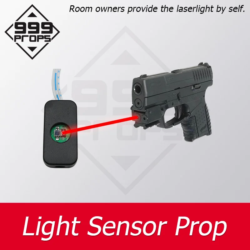 Light Sensor Prop Room Escape Equipment use strong light to shoot the sensor in order to open lock ER Mechanism