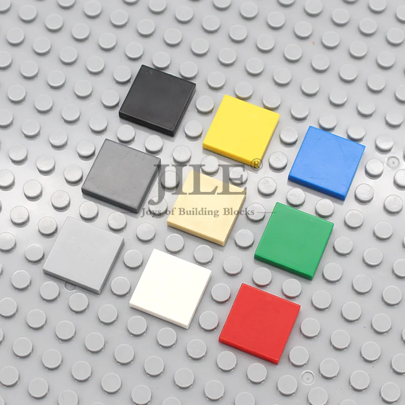 100pcs Moc Creative Tile 2x2 3068 Tablet DIY Classic Enlighten Building Blocks Bricks Compatible with Assembles Particles Toys