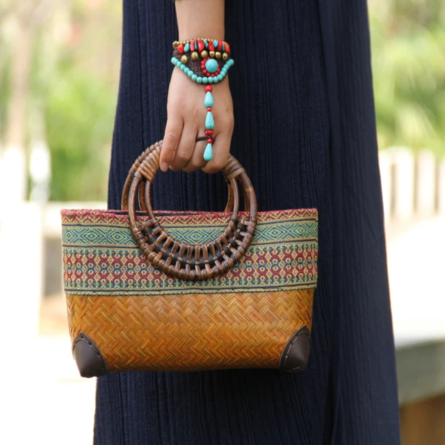Oriental Woven 2024 Hand Bag, Oriental Woven Bag, Oriental Hand Bag for Women, Oriental Handmade Women's Hand Bag