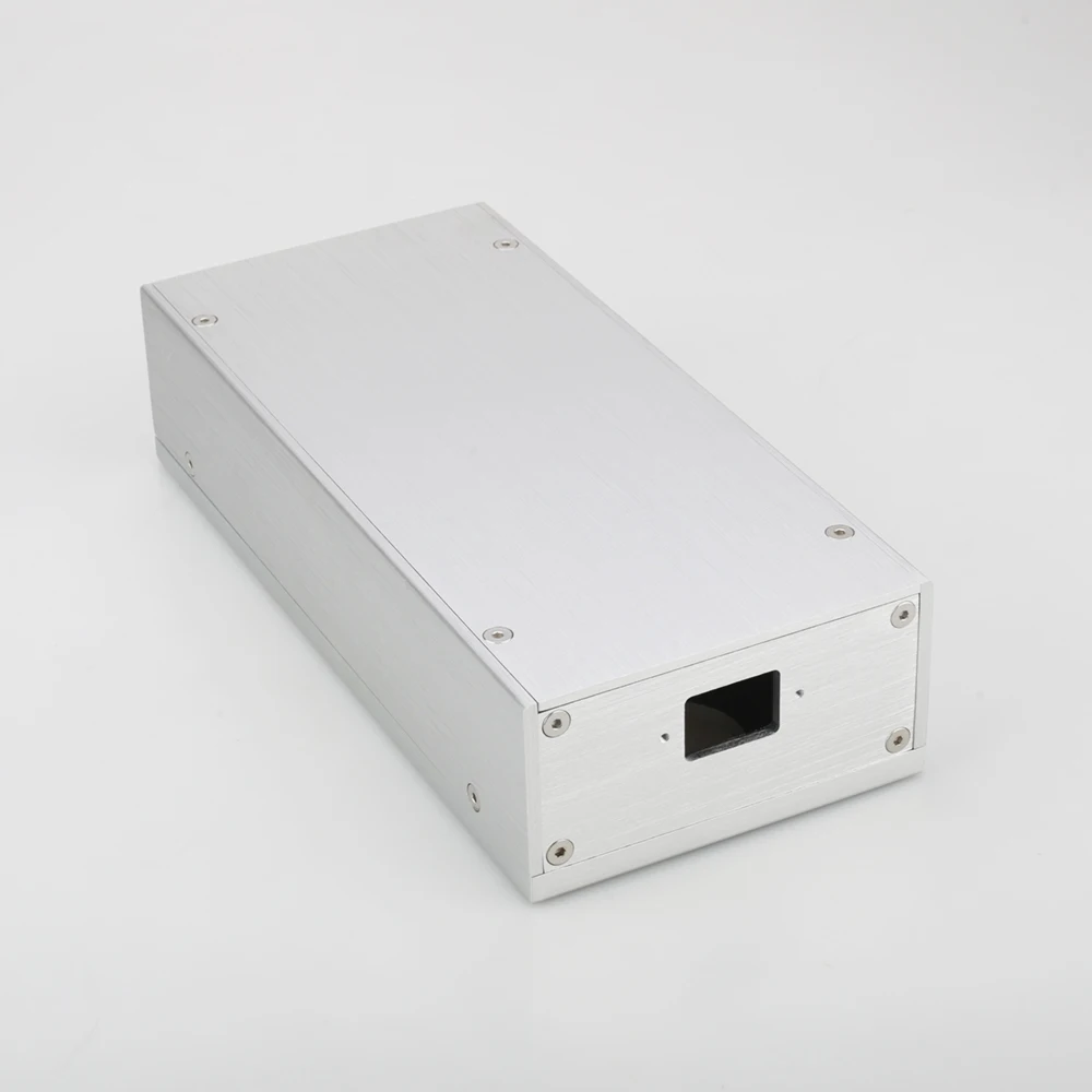 Высококачественный полностью алюминиевый чехол для Hi-Fi розетки европейского стандарта, корпус для розетки питания Hi-Fi, коробка «сделай сам...