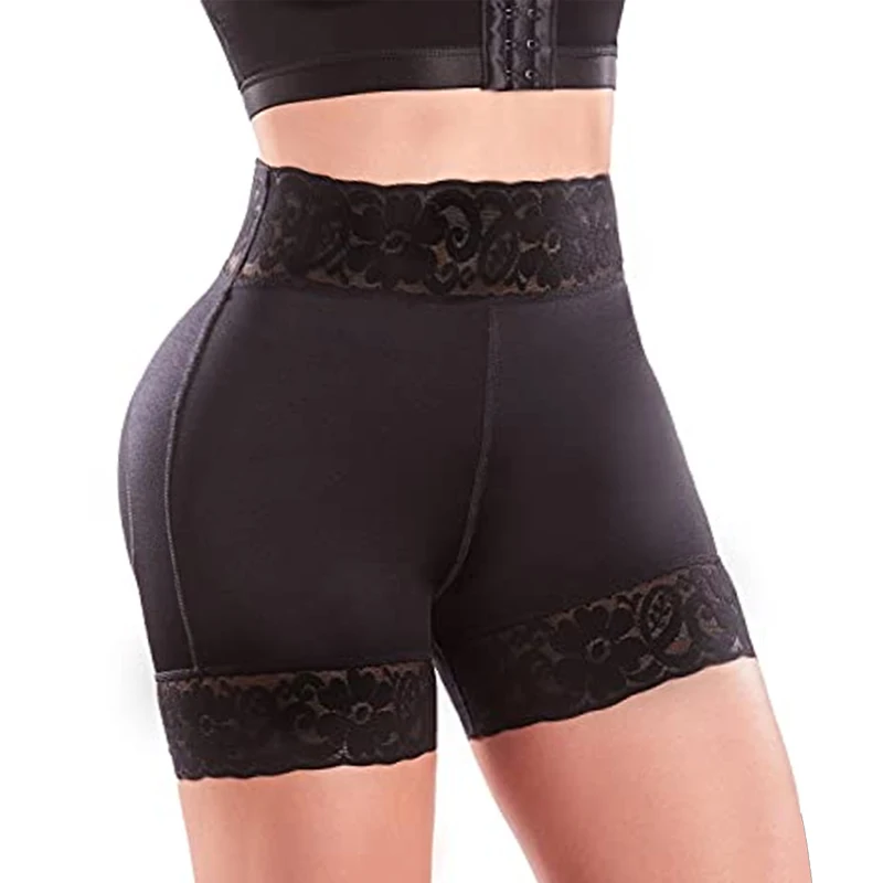 Butt Lifter Shorts Fajas Colombianas High-Compression Girdles for Women Shapewear Lace Shorts Tummy Control Hip Enhancer Push Up