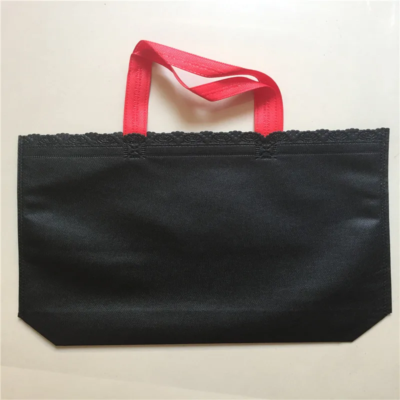 Bolsa de compras portátil con impresión de logotipo personalizado, bolso de mano de tela no tejida de 80g, para promoción y publicidad, 20 Uds.