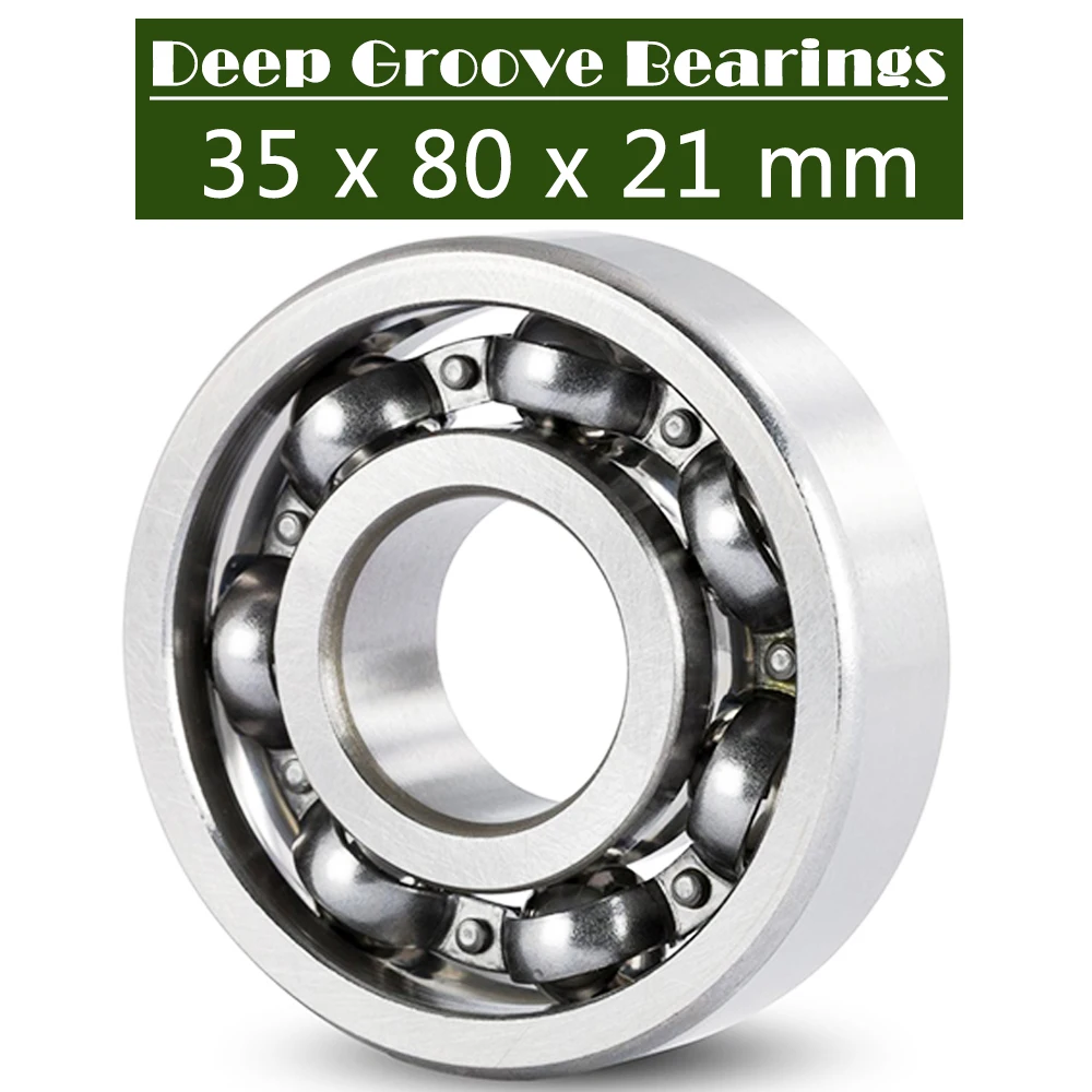 6307 Bearing 35*80*21 mm P6 ( 1 PC ) For Motorcycles Engine Crankshaft 6307 OPEN Ball Bearings Without Grease