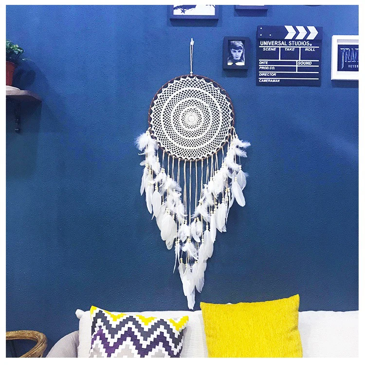 Big Dream Catcher Hanging/Light Decoration nordic Decoration Home Girls Room/Nursery/Kids Decor dreamcatcher Children Room New 5