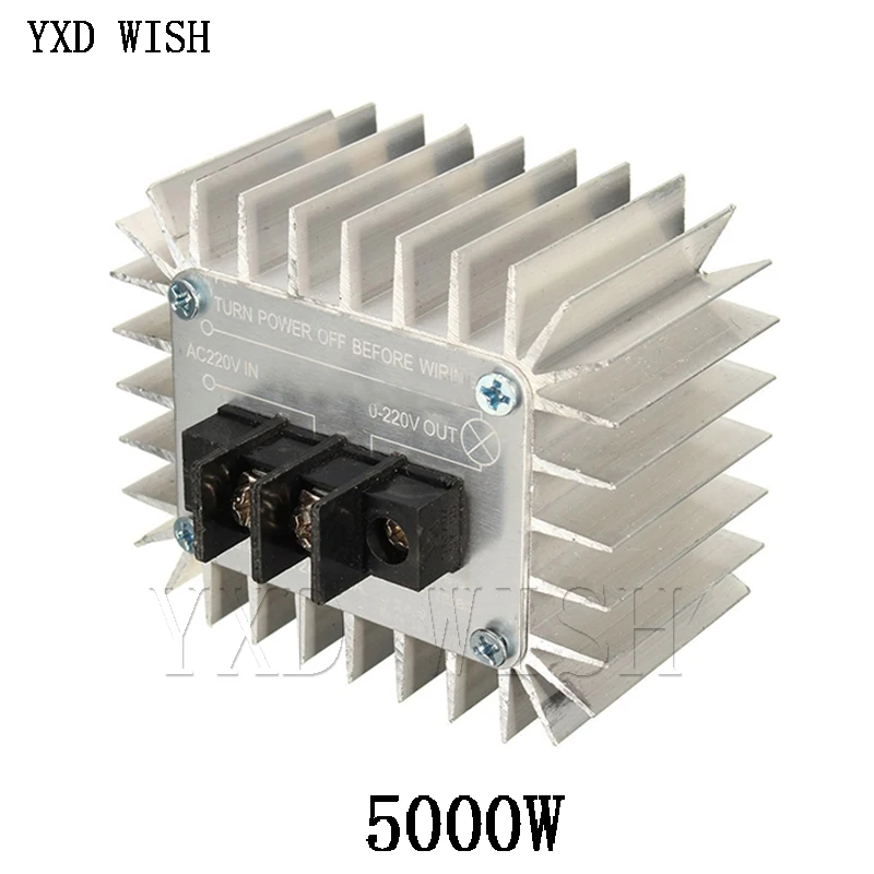 AC 220V 5000W SCR Voltage Regulator Moror Speed Controller Light Dimming Dimmers Thermostat 5000 W Motor Speed Controller 220 V