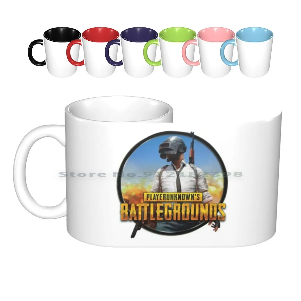 Playerunknown' ; S Battlegrounds Ceramic Mugs Coffee Cups Milk Tea Mug Pubg Player Unknown Battle Grounds Game Games Gamer