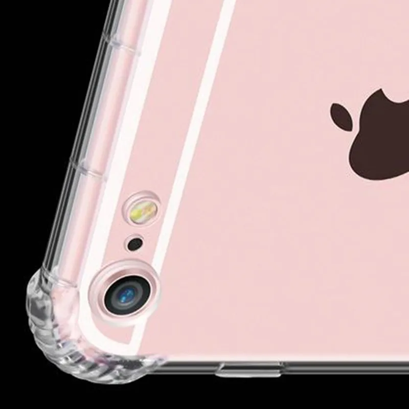 Coque transparente pour iPhone, compatible modèles 6 S Plus, 7, 8, 11 Pro, XS Max, XR, XS Max