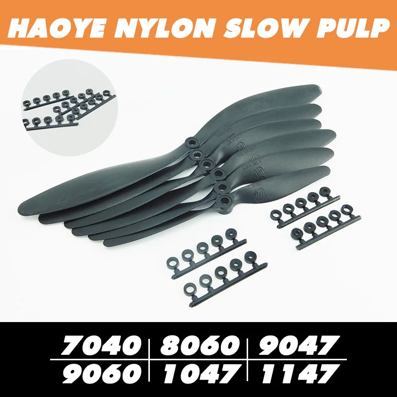 5pcs/lot HY propeller big hole 5045/6030/7060/8043/7040/8060/9047/9060/1047/1147 for RC Airplane