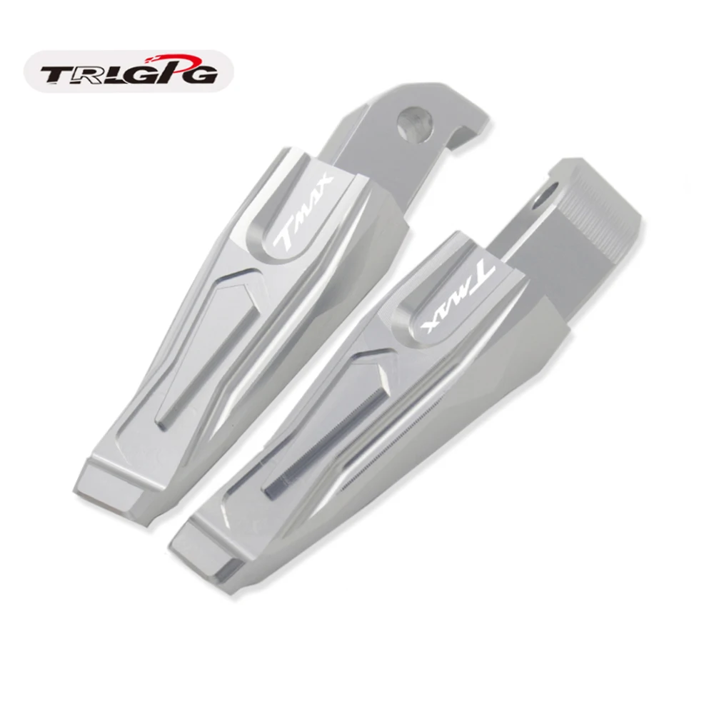 Reposapiés trasero para motocicleta, riel de aluminio CNC para pasajero, para Yamaha TMAX 500, TMAX 530, t-max500, T-MAX530 T MAX 500, 530