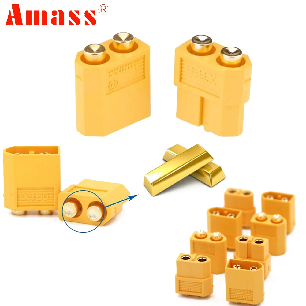 Amass XT60-PB-F & XT60H-M Plug Connector Male&Female PCB Dedicated For PCB Board For RC Models DIY Accessories