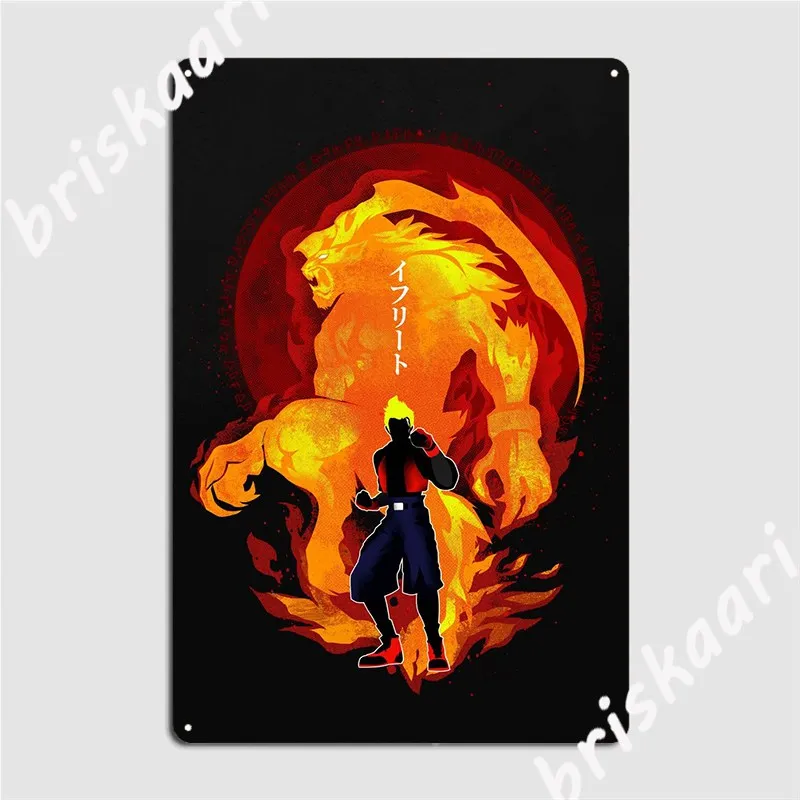 Hellfire Metal Plaque Poster Cinema Living Room Wall Plaques Custom Tin Sign Poster