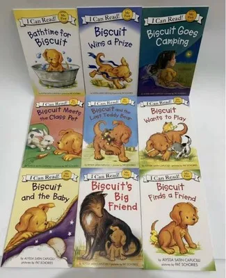 Random 3 books My First I Can Read series Biscuit Phonics natural spelling picture English Book Children kids story book Age 0-6