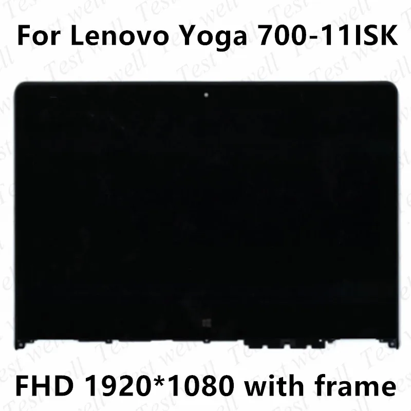 

Original 11.6'' Laptop LCD Touch ASSEMBLY for YOGA 700-11 Yoga 700-11ISK ideapad 700 11isk 80QE LCD FHD Yoga 3-1170 Lenovo 80J8