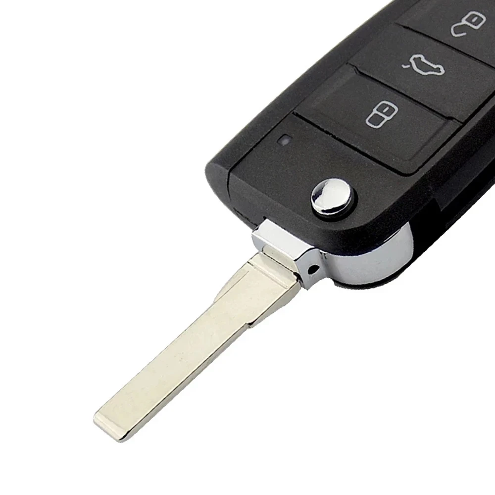 KEYECU Original 3 Buttons 434 MHz MQB Flip Remote Key for Skoda Rapid Octavia MK3 2013+ 5E0 959 752 D Not Keyless Go