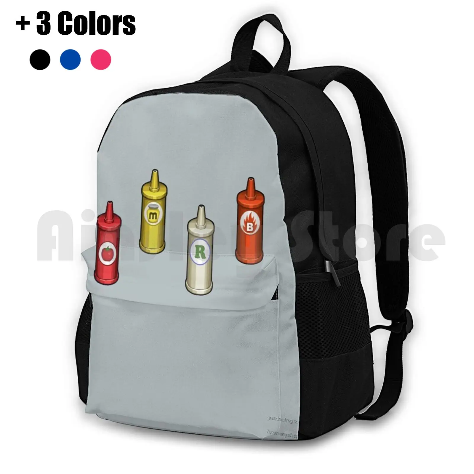 Papa Louie Sauce Pack Outdoor Hiking Backpack Riding Climbing Sports Bag Pack Pack Small Cheap Funny Cool Games Video Game