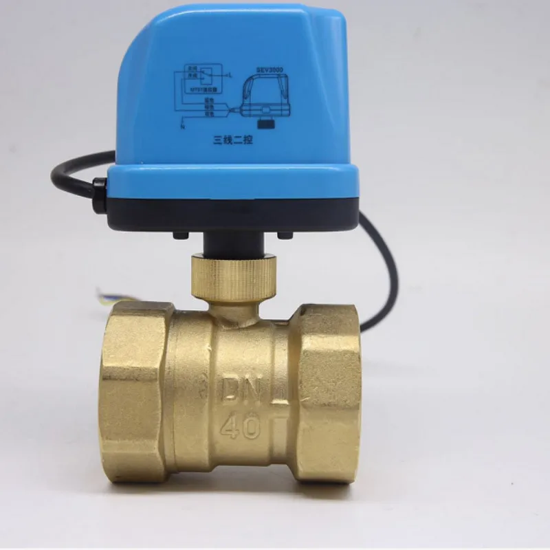 Imagem -04 - Válvula de Esfera Elétrica Válvula de Esfera Motorizada tipo Interruptor Elétrica de Duas Vias Dn15 Dn20 Dn25 Dn32 Dn40