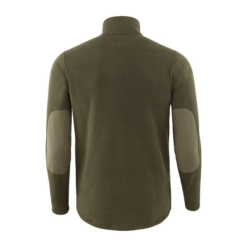Men\'s Outdoor Hiking Warm Fleece Jacket Liner Fans Training Jackets Autumn Winter Windproof Pullover Tops