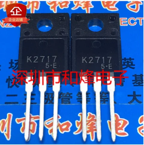 Free Shipping  50pcs 2SK2717 K2717  TO-220F 900V 5A