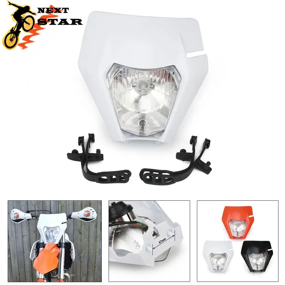 Universal S2 Head Light Headlight Headlamp Lamp For KTM EXC XCF SX SXF XC XCF DRZ Supermoto 125 150 250 350 450 530 Motorcycle