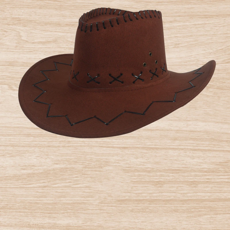 Kostum Cosplay Koboi Anak-anak Dewasa Pakaian Syal Topi Rompi Cowgirl Mewah Barat Liar Anak Laki-laki Wanita Pesta Halloween
