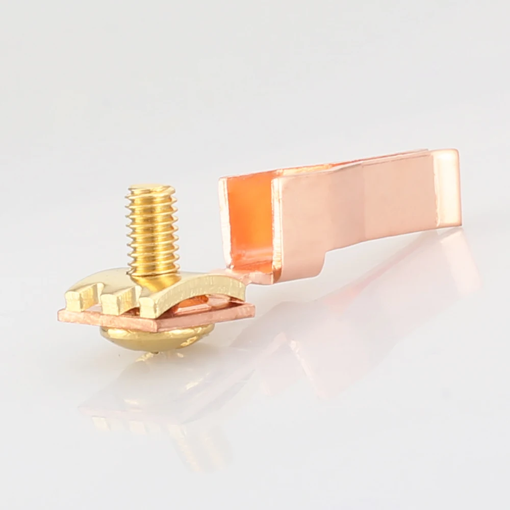 Viborg VF501 Pure Copper 15A IEC Power Connector Audio grade power connector HIFI Tube Pure Copper Power plug